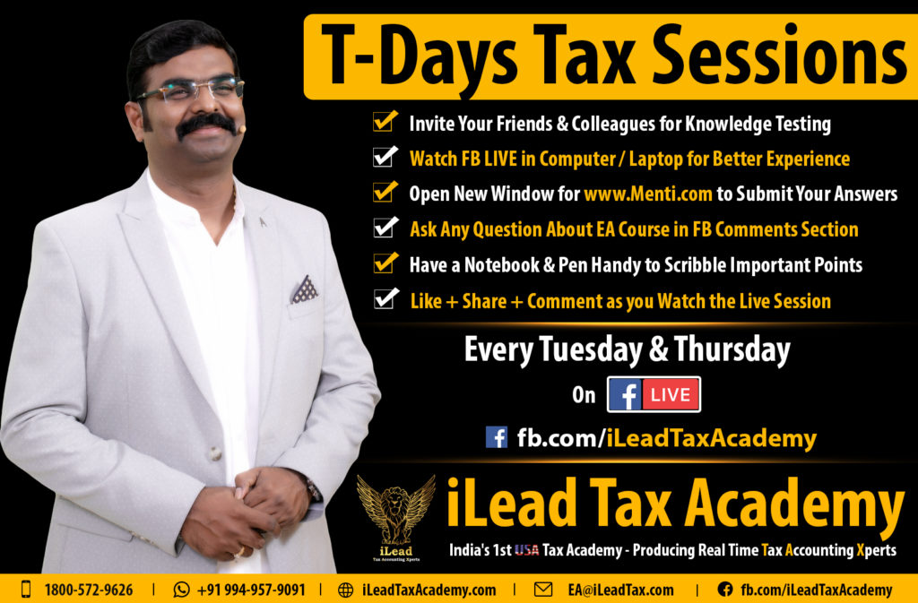 T-Days Tax Sessions